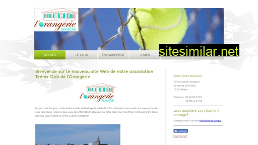 tennis-club-orangerie.fr alternative sites