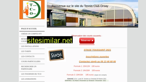 tenniscluborsay.fr alternative sites