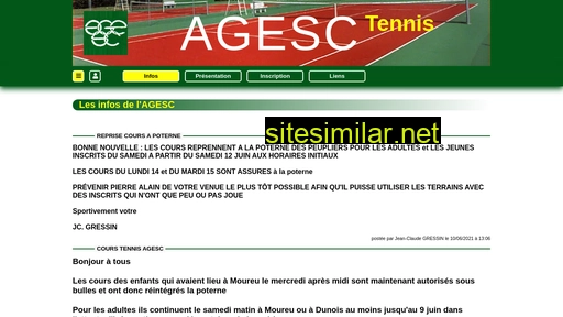Tennis-agesc similar sites