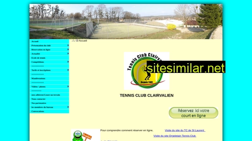 tennis-club-clairvalien.fr alternative sites