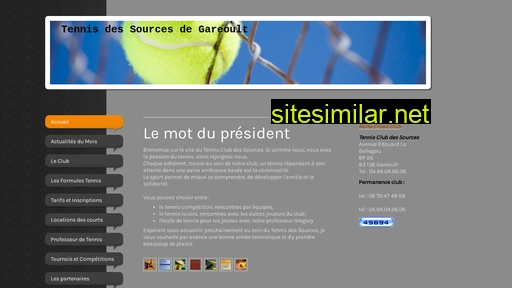 tennis-des-sources.fr alternative sites