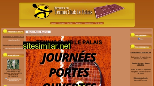 tennisclublepalais.fr alternative sites