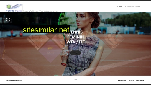 tennisfeminin.fr alternative sites