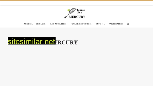 tennismercury.fr alternative sites