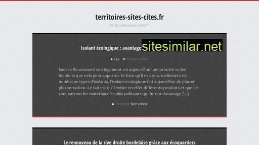 territoires-sites-cites.fr alternative sites