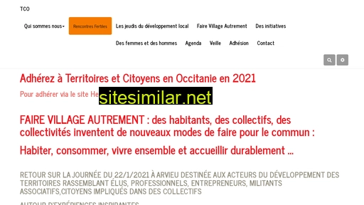 territoiresetcitoyens.fr alternative sites