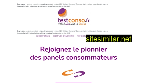 testconso.fr alternative sites