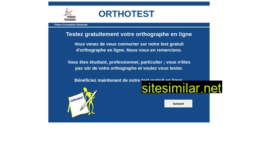 testorthographe.fr alternative sites