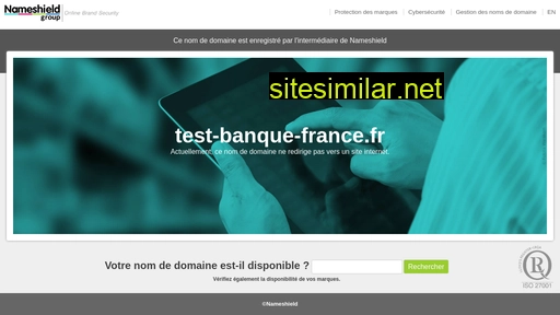 Test-banque-france similar sites