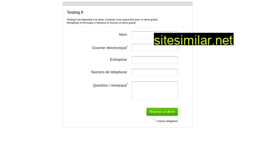 testing.fr alternative sites
