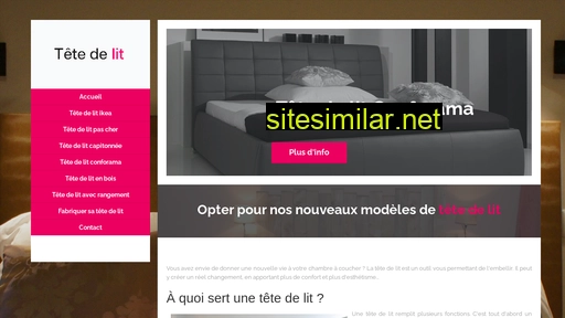 tetedelit.fr alternative sites
