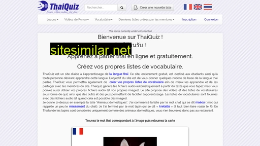thaiquiz.fr alternative sites
