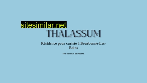 thalassum.fr alternative sites
