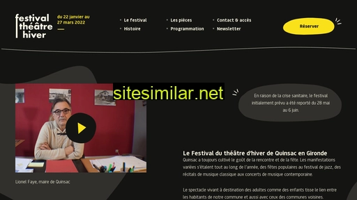 theatrequinsac.fr alternative sites