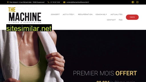 themachinefitnessclub.fr alternative sites