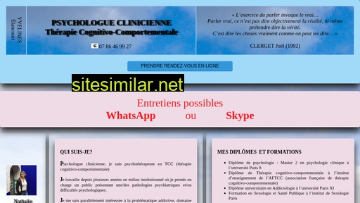 therapiecognitivocomportementaleyvelines.fr alternative sites
