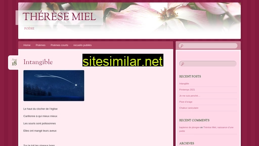 Theresemiel-poesie similar sites
