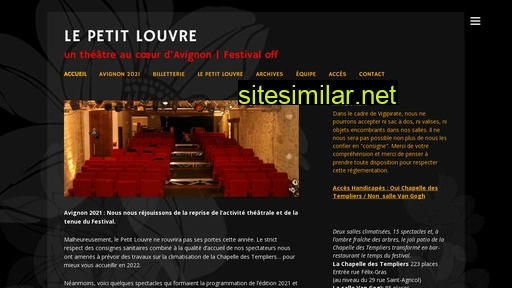 theatre-petit-louvre.fr alternative sites