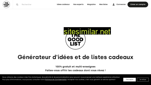 thegoodlist.fr alternative sites