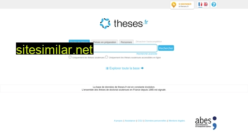 theses.fr alternative sites