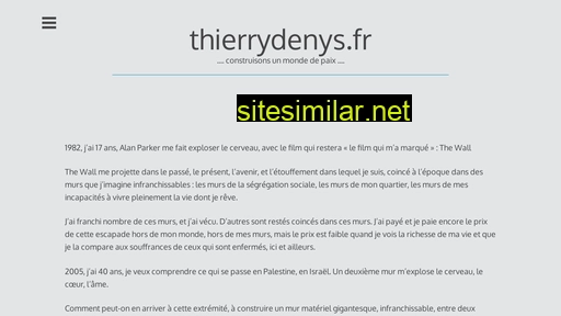 Thierrydenys similar sites