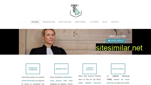 Thiel-avocat similar sites