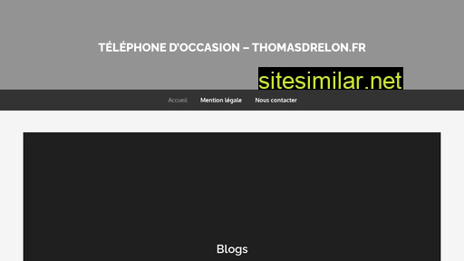 thomasdrelon.fr alternative sites