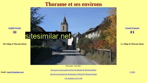 thorame.fr alternative sites