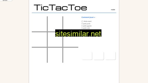 tic-tac-toe.fr alternative sites