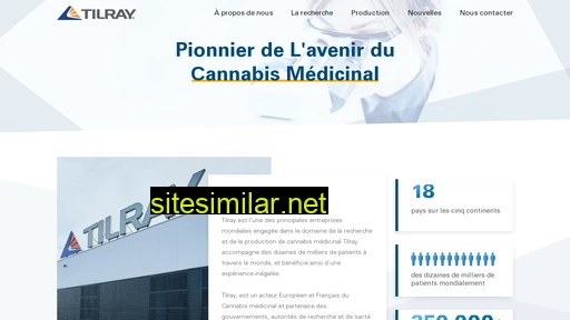 tilray.fr alternative sites