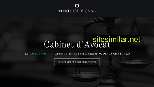 Timothee-vignal-avocat similar sites