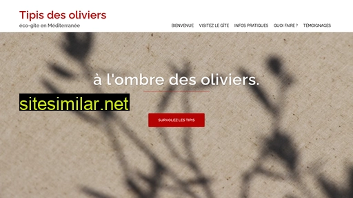 tipisdesoliviers.fr alternative sites