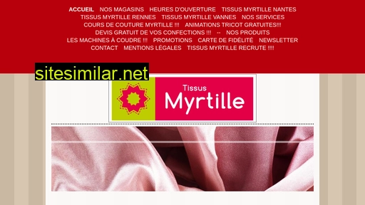 tissusmyrtille.fr alternative sites