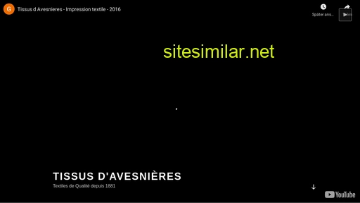 tissus-davesnieres.fr alternative sites