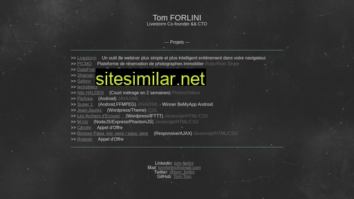 tomforlini.fr alternative sites