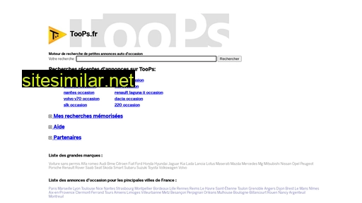 toops.fr alternative sites