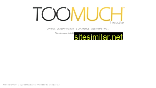 toomuch.fr alternative sites
