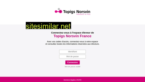 Topigsnorsvin-france similar sites