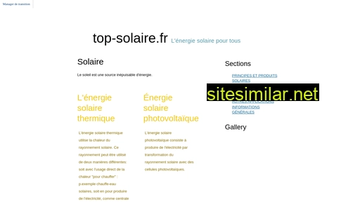 top-solaire.fr alternative sites