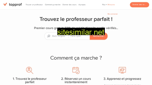 topprof.fr alternative sites