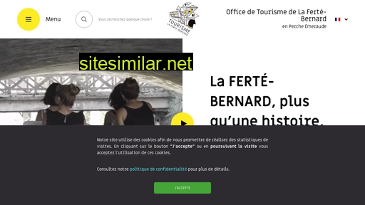 tourisme-lafertebernard.fr alternative sites