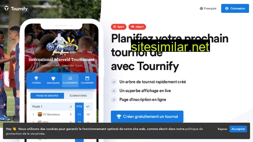 tournify.fr alternative sites