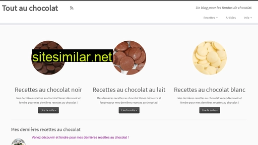Toutauchocolat similar sites