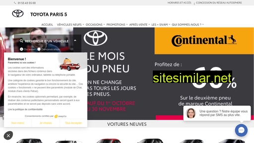 toyota-paris5.fr alternative sites