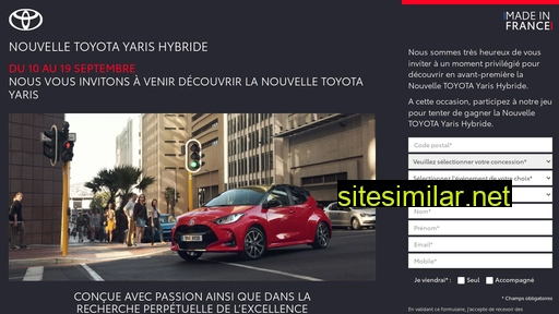 toyota-yaris.fr alternative sites