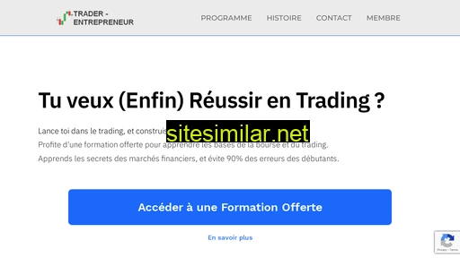 trader-entrepreneur.fr alternative sites