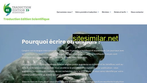 Traduction-edition-scientifique similar sites