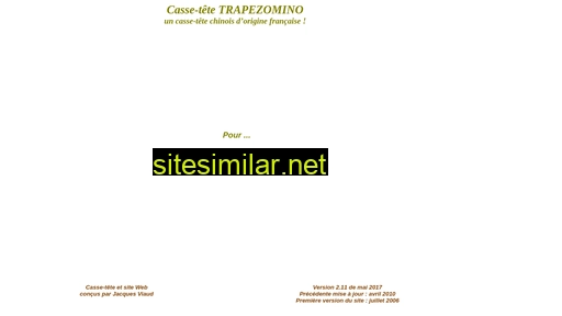 trapezomino.fr alternative sites