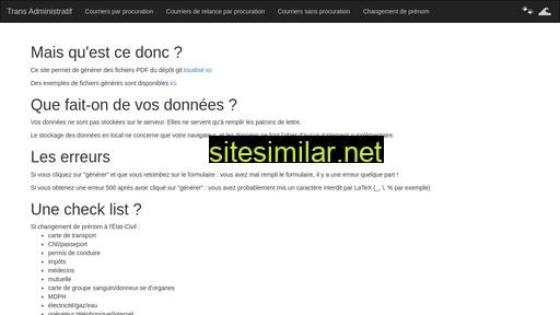 trans-cec.fr alternative sites