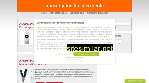 transcription.fr alternative sites